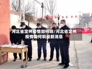 河北省定州疫情如何啊/河北省定州疫情如何啊最新消息