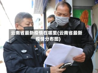 云南省最新疫情在哪里(云南省最新疫情分布图)