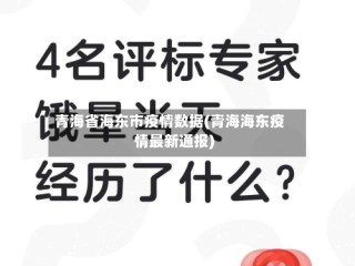 青海省海东市疫情数据(青海海东疫情最新通报)