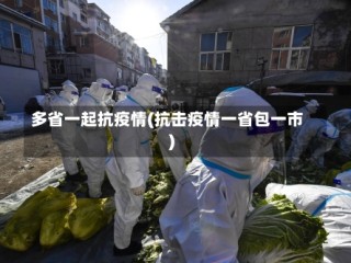 多省一起抗疫情(抗击疫情一省包一市)