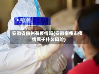 安徽省宿州有疫情吗(安徽宿州市疫情属于什么风险)