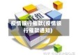 疫情银行催款(疫情银行催款通知)