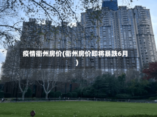 疫情衢州房价(衢州房价即将暴跌6月)