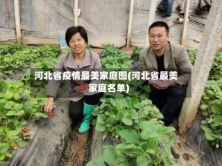 河北省疫情最美家庭图(河北省最美家庭名单)