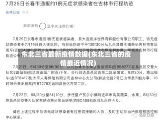 东北三省最新疫情数据(东北三省的疫情最近情况)