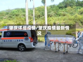 肇庆详细疫情/肇庆疫情最新情况