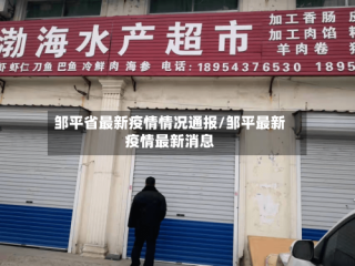 邹平省最新疫情情况通报/邹平最新疫情最新消息