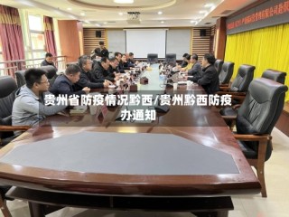 贵州省防疫情况黔西/贵州黔西防疫办通知
