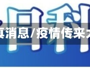疫情的真消息/疫情传来大消息