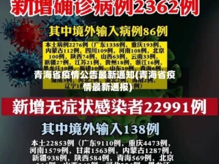 青海省疫情公告最新通知(青海省疫情最新通报)