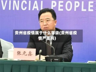 贵州省疫情属于什么等级(贵州省疫情严重吗)