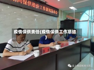 疫情保供责任(疫情保供工作总结)