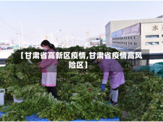 【甘肃省高新区疫情,甘肃省疫情高风险区】