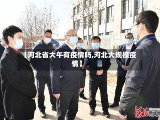 【河北省大午有疫情吗,河北大规模疫情】