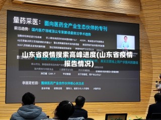 山东省疫情搜索高峰进度(山东省疫情报告情况)