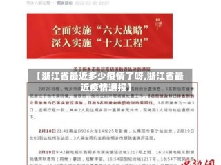 【浙江省最近多少疫情了呀,浙江省最近疫情通报】