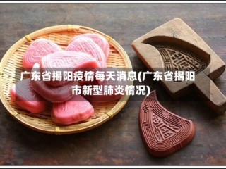 广东省揭阳疫情每天消息(广东省揭阳市新型肺炎情况)