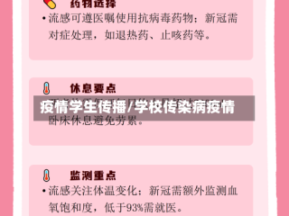 疫情学生传播/学校传染病疫情