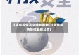 甘肃省疫情发文通知最新(甘肃省疫情防控最新公告)