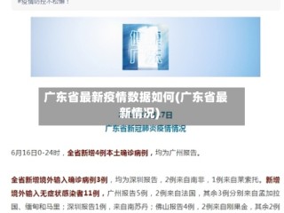 广东省最新疫情数据如何(广东省最新情况)