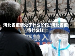 河北省疫情处于什么阶段/河北省疫情什么样