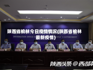 陕西省榆林今日疫情情况(陕西省榆林最新疫情)
