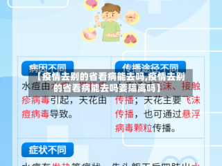 【疫情去别的省看病能去吗,疫情去别的省看病能去吗要隔离吗】