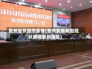 贵州省安顺市疫情(贵州安顺新型冠状病毒最新消息)