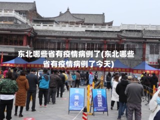 东北哪些省有疫情病例了(东北哪些省有疫情病例了今天)