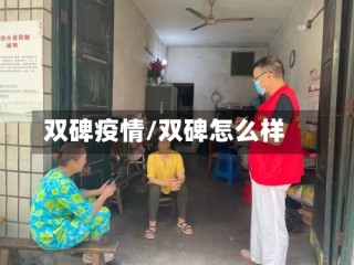 双碑疫情/双碑怎么样