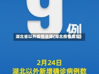 湖北省以外疫情连降(湖北疫情增加)