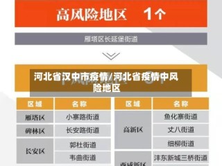 河北省汉中市疫情/河北省疫情中风险地区