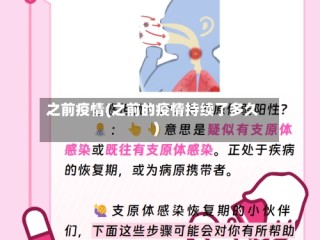 之前疫情(之前的疫情持续了多久)