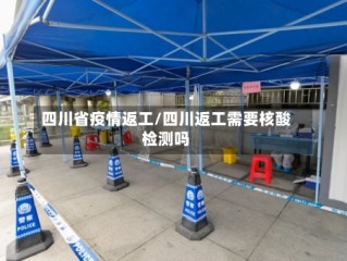四川省疫情返工/四川返工需要核酸检测吗