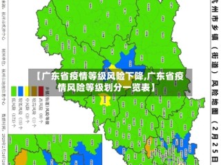 【广东省疫情等级风险下降,广东省疫情风险等级划分一览表】