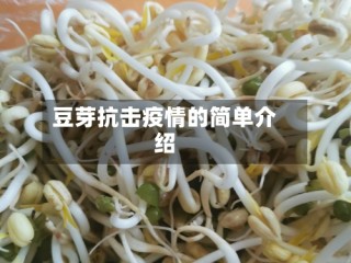豆芽抗击疫情的简单介绍