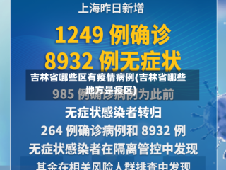 吉林省哪些区有疫情病例(吉林省哪些地方是疫区)