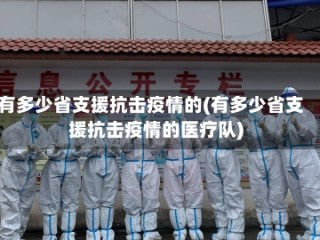 有多少省支援抗击疫情的(有多少省支援抗击疫情的医疗队)