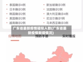 广东省最新疫情疑似人数(广东省最新疫情新增情况)