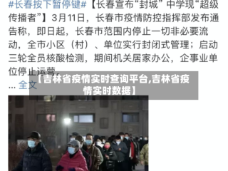 【吉林省疫情实时查询平台,吉林省疫情实时数据】