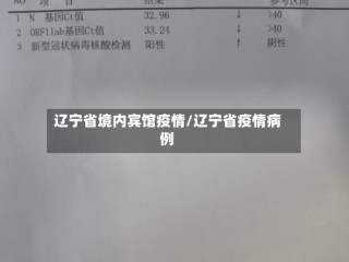 辽宁省境内宾馆疫情/辽宁省疫情病例