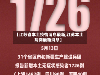 【江苏省本土疫情消息最新,江苏本土病例最新消息】