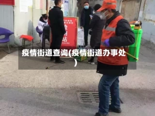 疫情街道查询(疫情街道办事处)