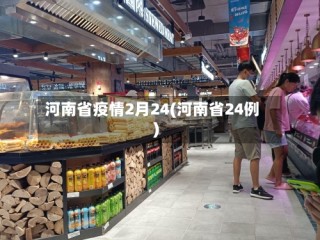 河南省疫情2月24(河南省24例)