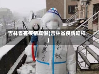 吉林省有疫情真假(吉林省疫情啥样)