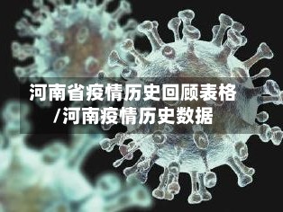 河南省疫情历史回顾表格/河南疫情历史数据