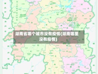 湖南省哪个城市没有疫情(湖南哪里没有疫情)