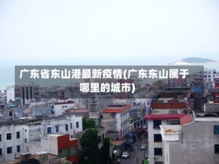 广东省东山港最新疫情(广东东山属于哪里的城市)