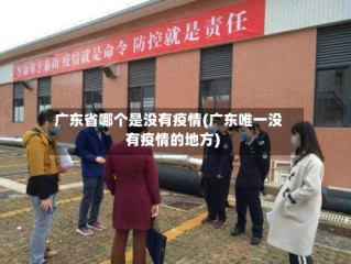 广东省哪个是没有疫情(广东唯一没有疫情的地方)