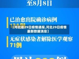 【河北省29日疫情通报,河北29日疫情最新数据消息】